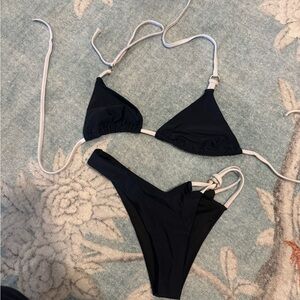 Princess Polly Black and White Bikini